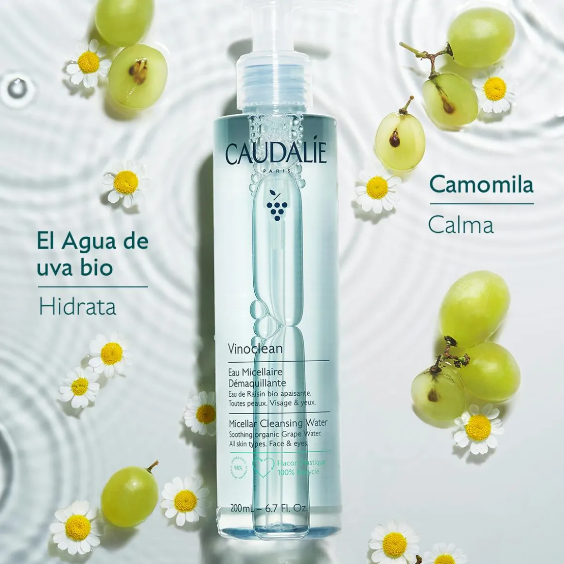 Agua Micelar Desmaquillante con Camomila - 400ml