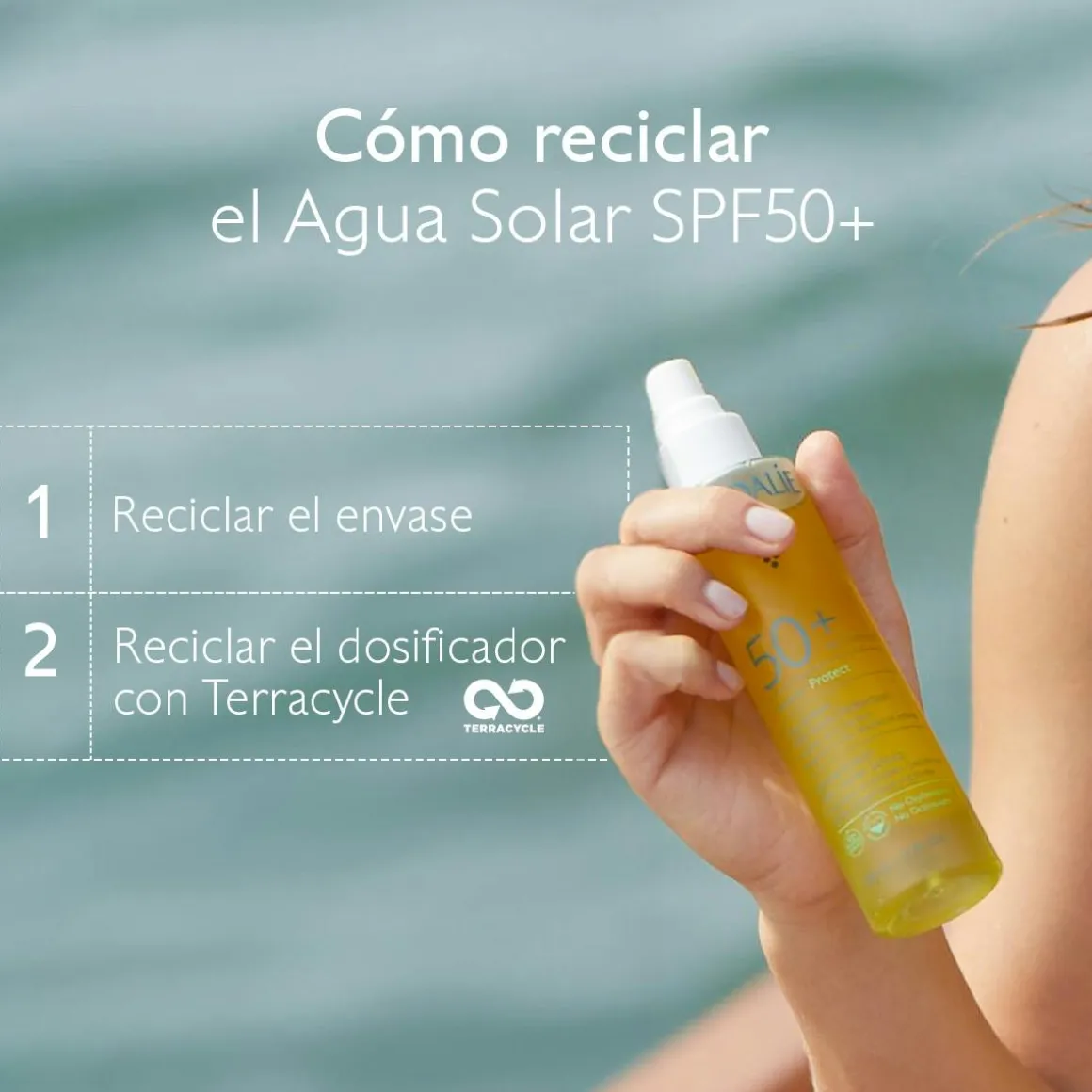 Agua Solar de Muy Alta Protección SPF50+