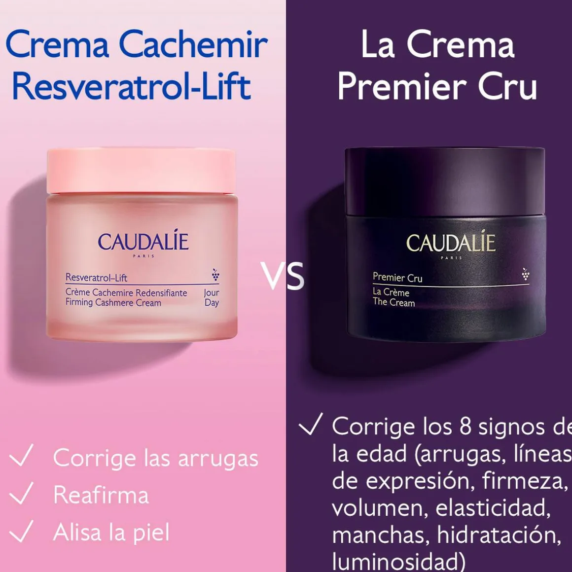 Crema Cachemir Redensificante con Resveratrol, Alternativa al Retinol - Recarga