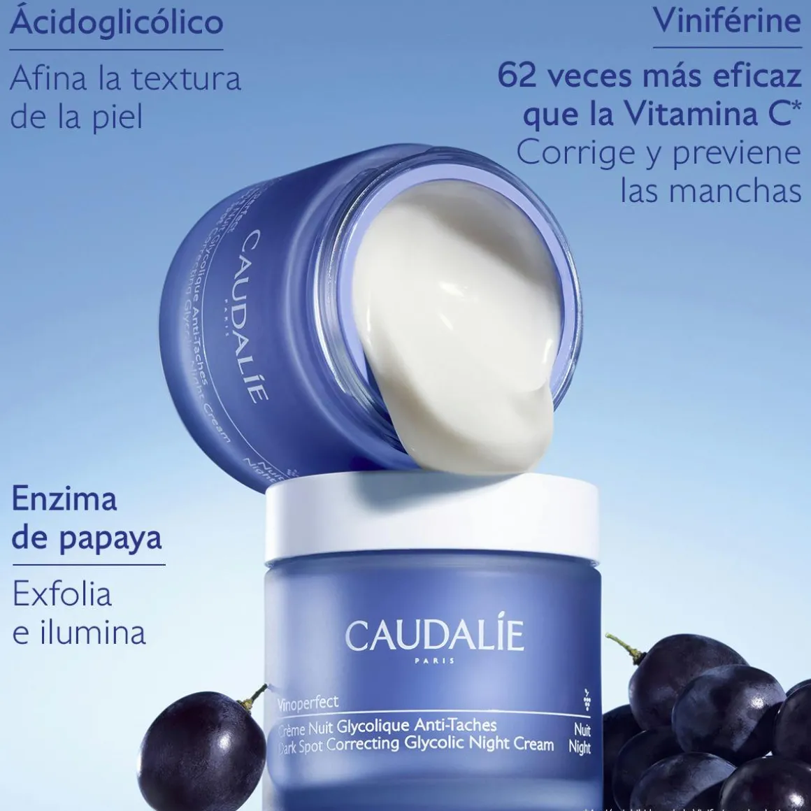 Crema Noche con Ácido Glicólico Antimanchas