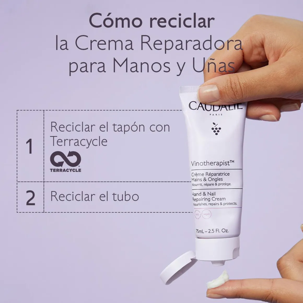 Crema Reparadora para Manos y Uñas con Manteca de Karité