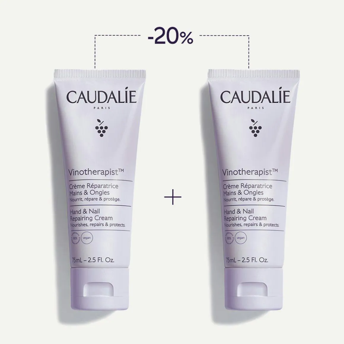 Dúo Crema Reparadora para Manos y Uñas