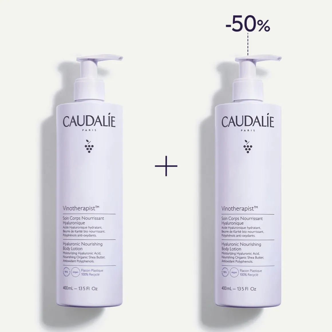 Dúo Tratamiento Corporal Nutritivo Hialurónico 400ml + 400ml