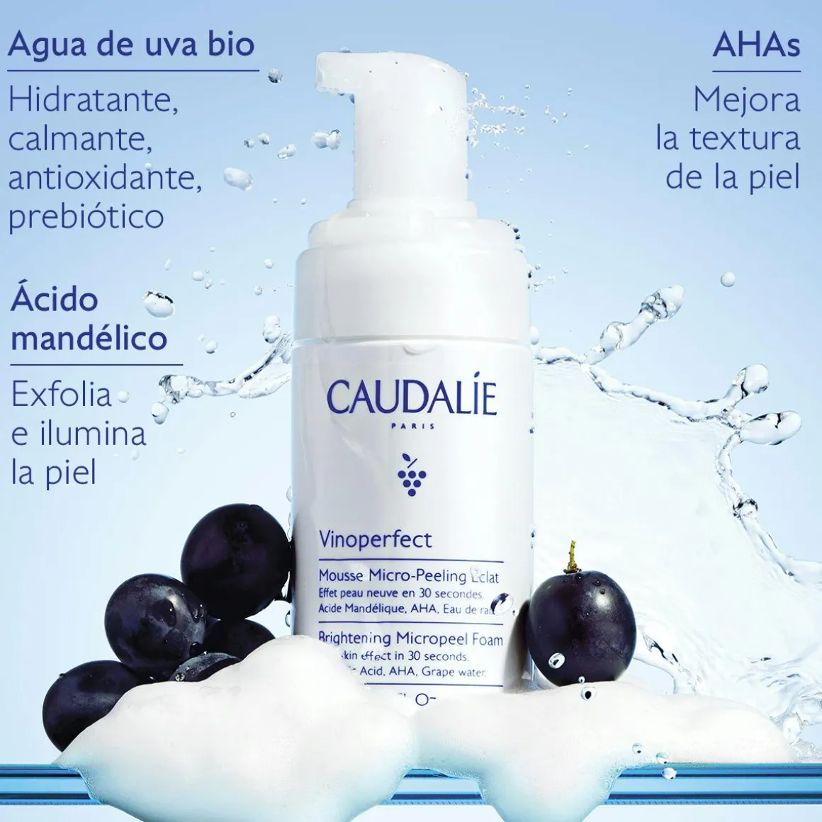Espuma Micropeeling Luminosidad con Ácido Mandélico (AHA) - 50mL