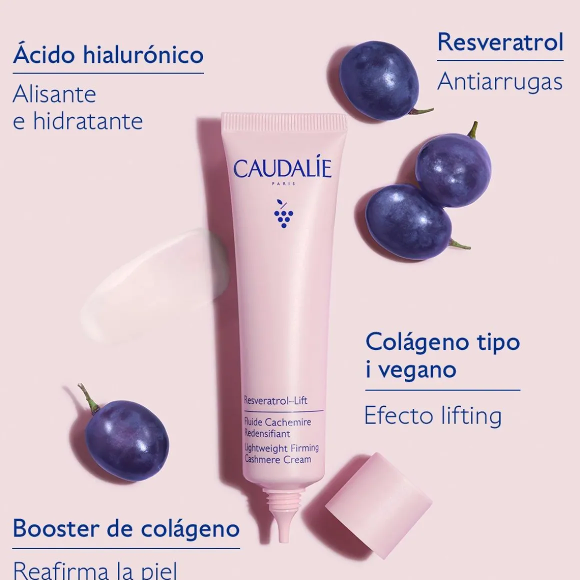 Fluido Cachemir Redensificante con Resveratrol, Alternativa al Retinol