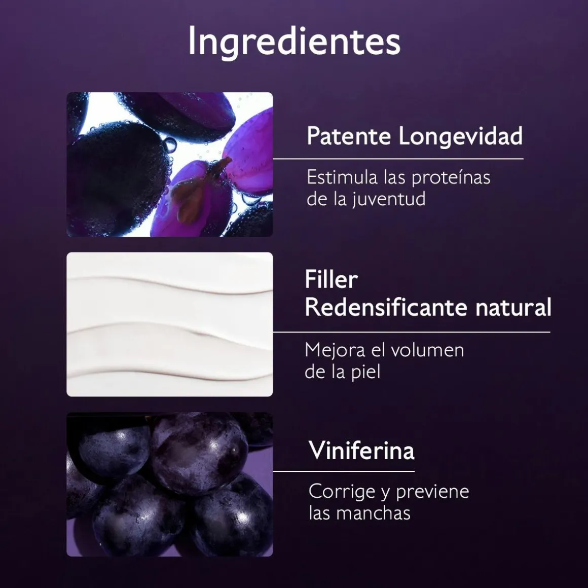 La Crema con Patente Longevidad + Filler Redensificante Natural - Recarga