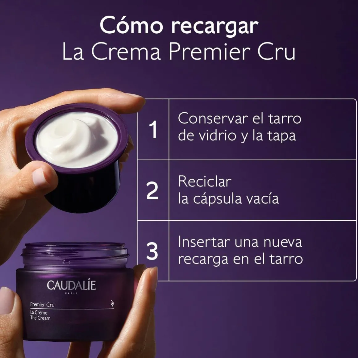 La Crema con Patente Longevidad + Filler Redensificante Natural - Recarga