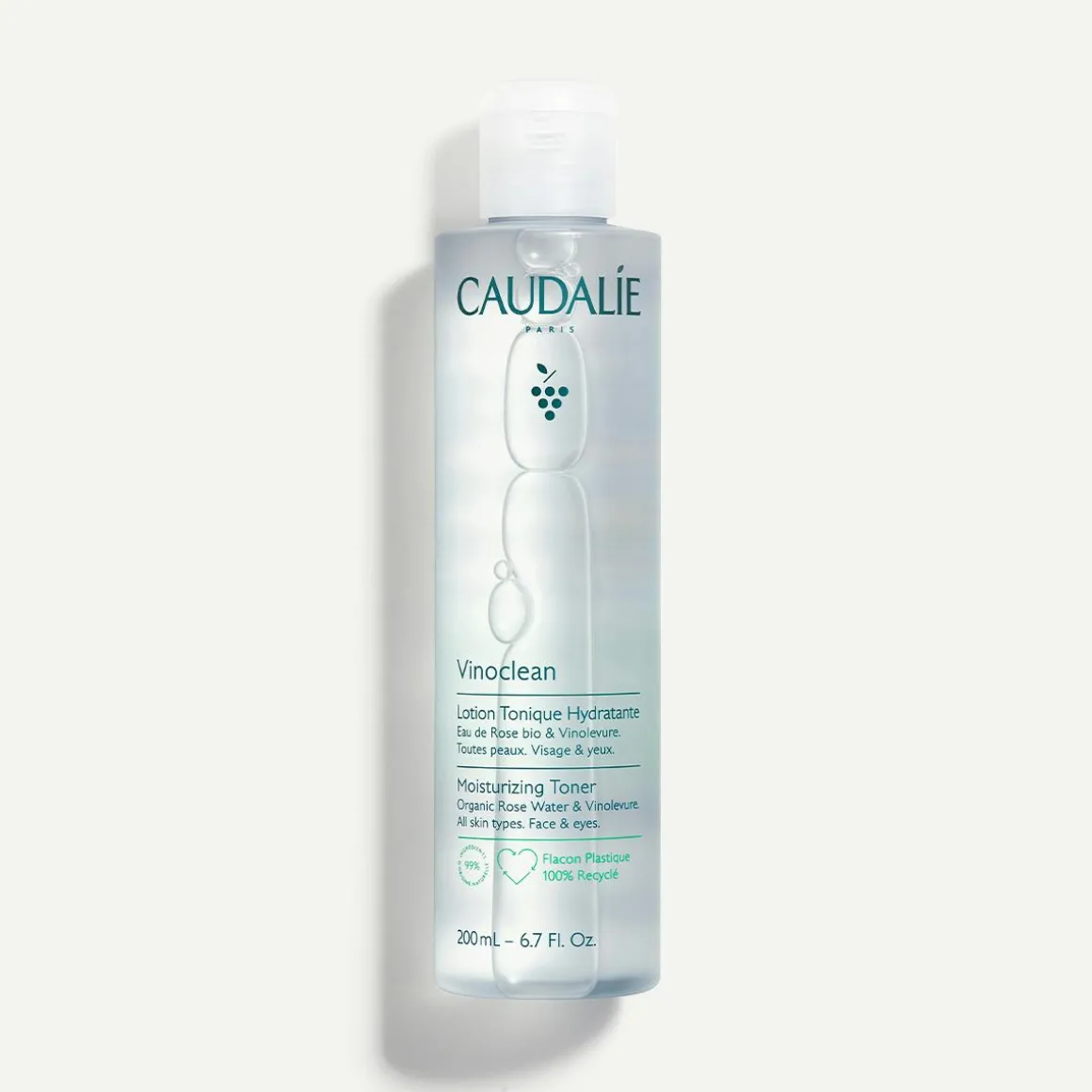 Loción Tónica Hidratante con Hidrolato de Rosa Biológica - 200ml