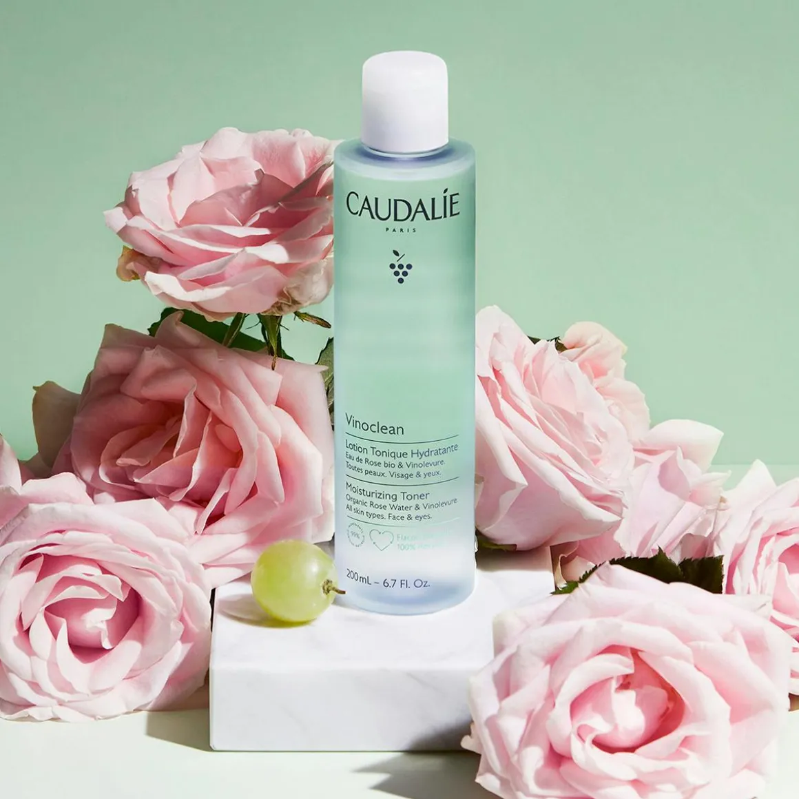 Loción Tónica Hidratante con Hidrolato de Rosa Biológica - 200ml
