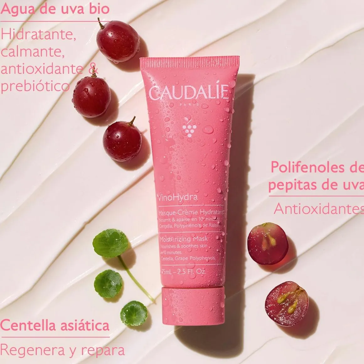 Mascarilla-Crema Hidratante con Centella Asiática